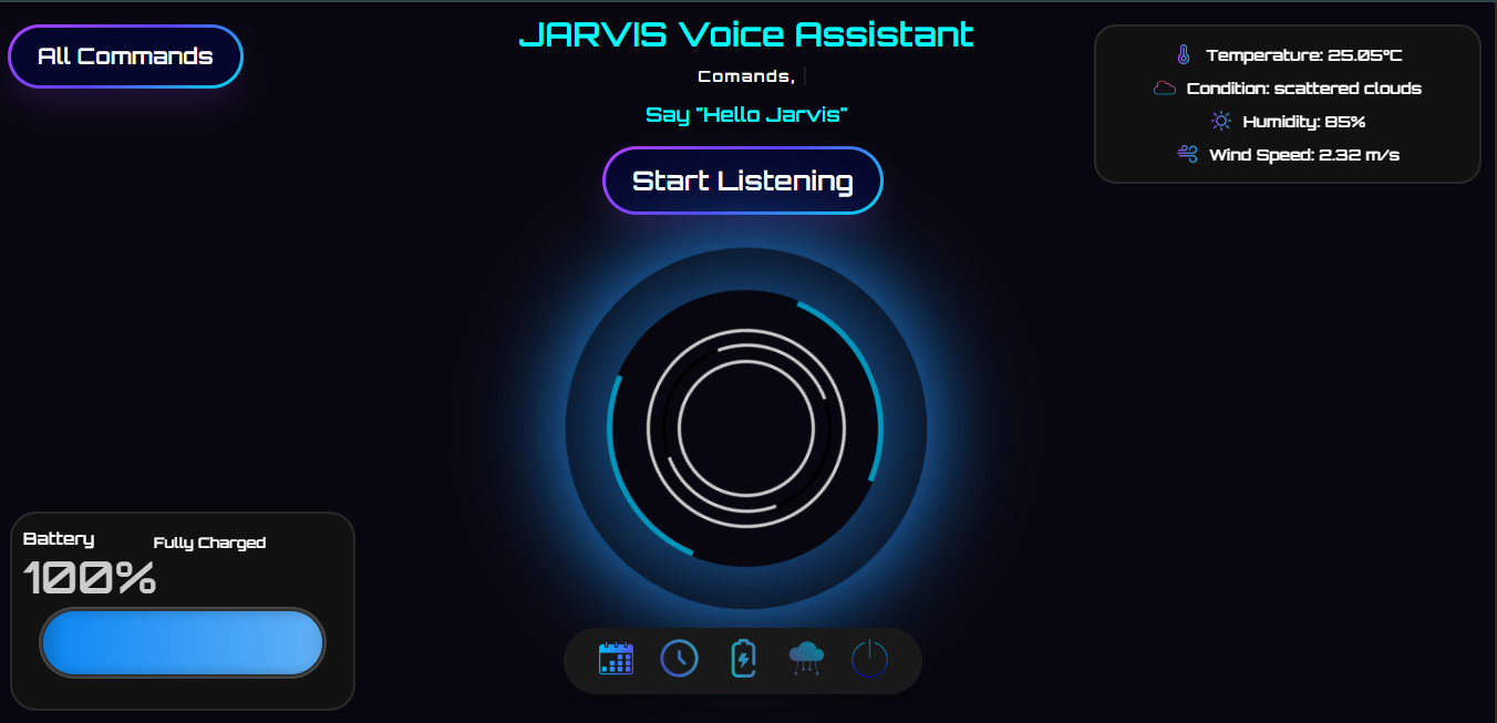 JARVIS v1.0 Interface